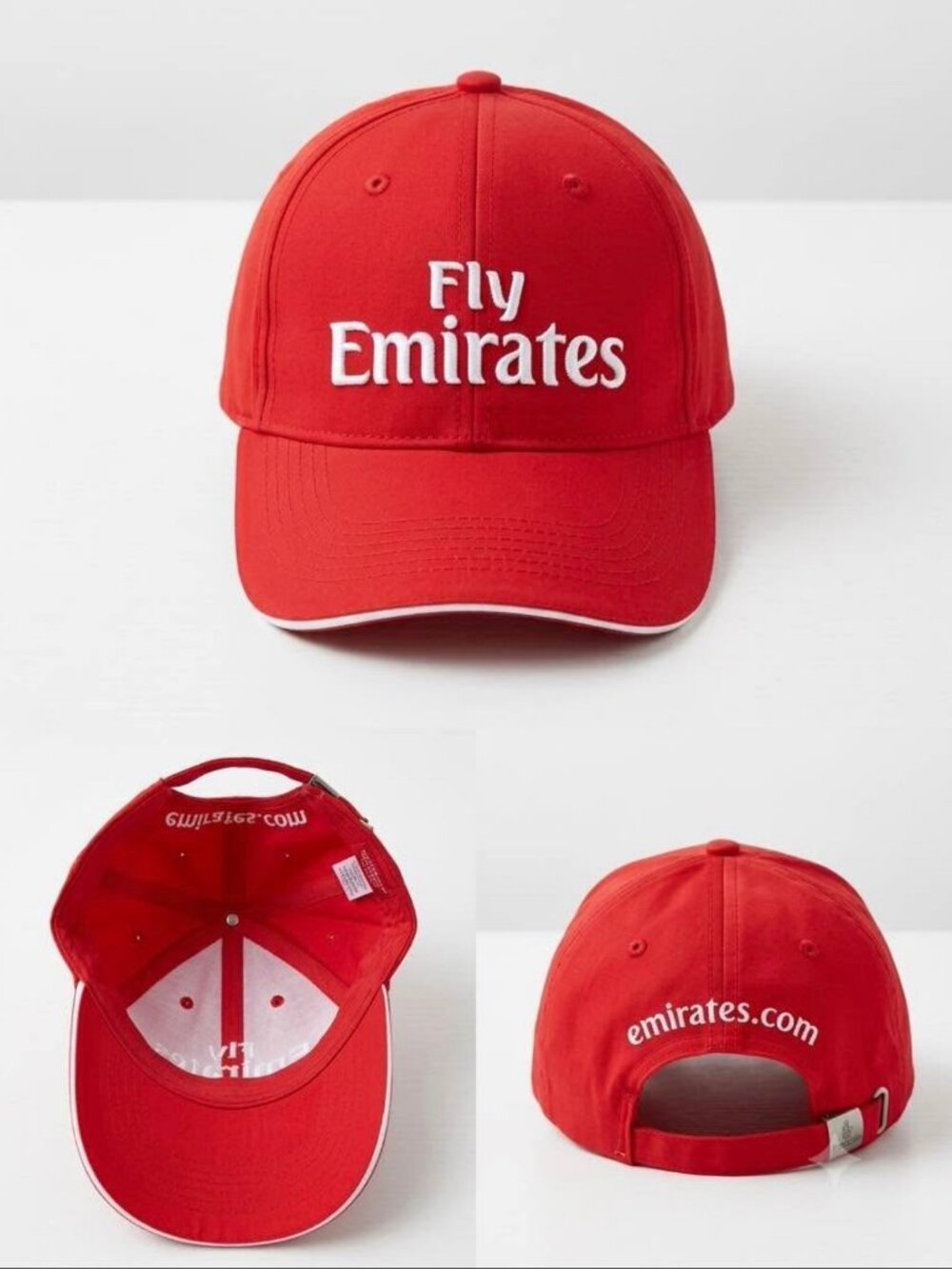 New Fly Emirates Red Baseball Cap